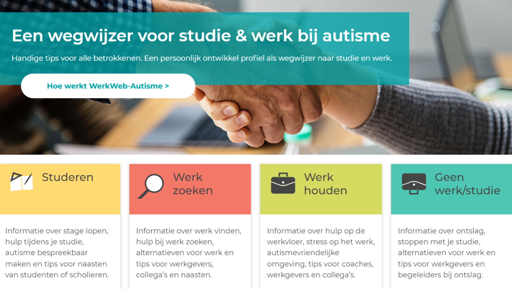 Werken en autisme denk jij met ons mee? Autismewereld